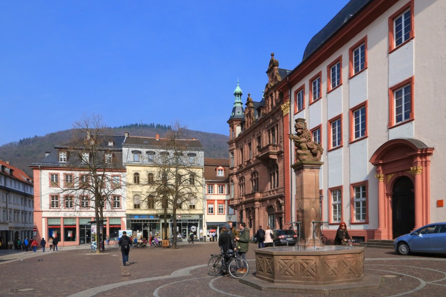Universitätsplatz, Universität Heidelberg, Altstadt, Old Town, Heidelberg, Baden-Württemberg, Germany, fotoeins.com