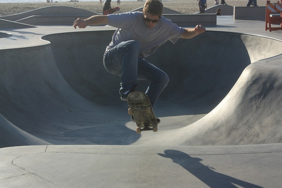 Venice Beach, promenade, Los Angeles, California, USA