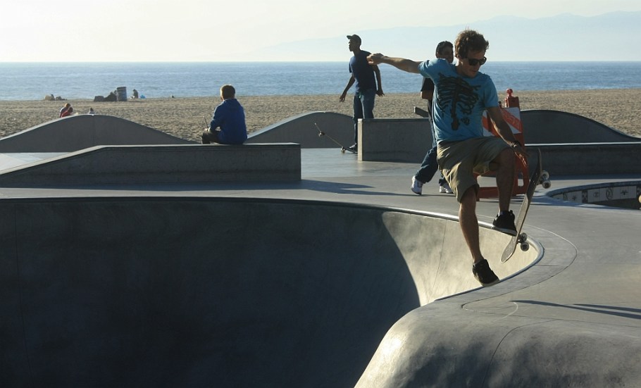 Venice Beach, promenade, Los Angeles, California, USA
