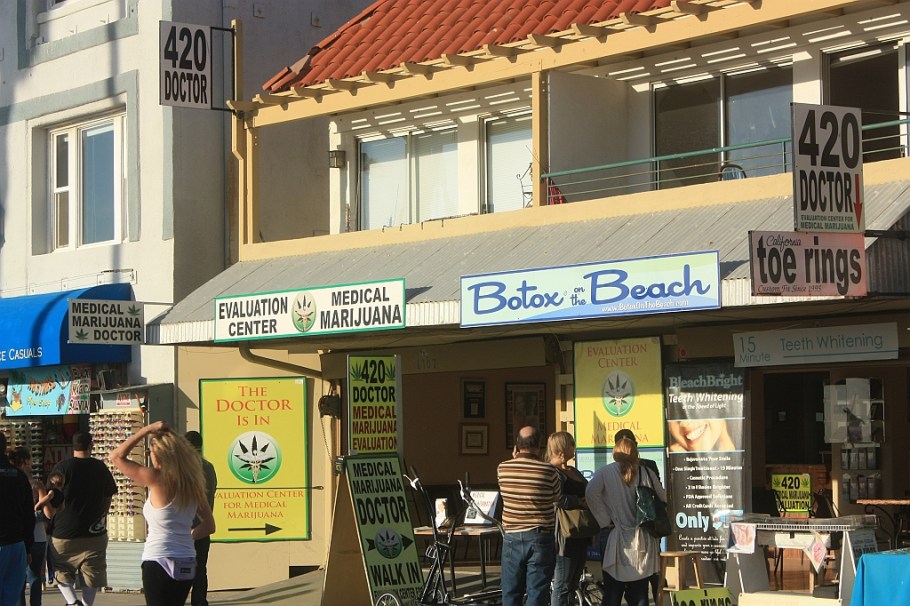 Venice Beach, promenade, Los Angeles, California, USA