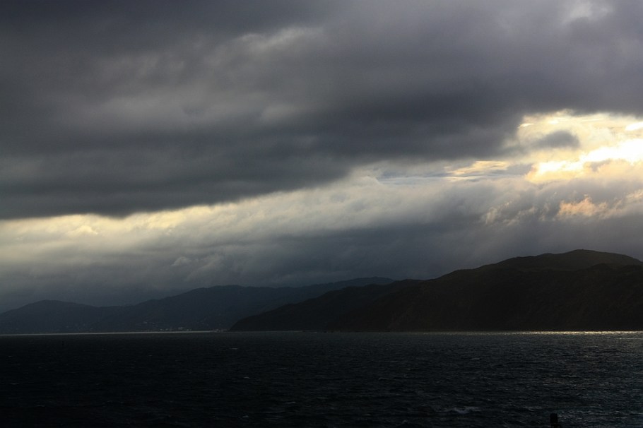 On board "Kaitaki" Interislander ferry from Wellington to Picton, New Zealand