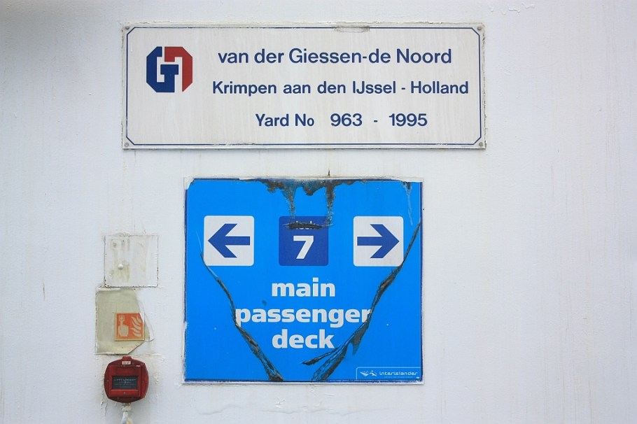 On board "Kaitaki" Interislander ferry from Wellington to Picton, New Zealand, fotoeins.com