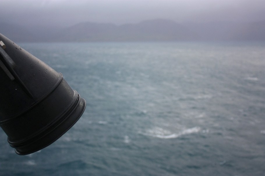 Cook Strait, on board "Kaitaki" Interislander ferry from Wellington to Picton, New Zealand, fotoeins.com