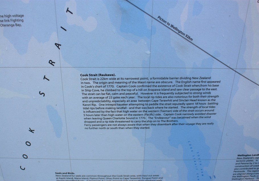 On board "Kaitaki" Interislander ferry from Wellington to Picton, New Zealand