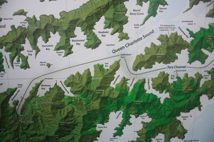 On board "Kaitaki" Interislander ferry from Wellington to Picton, New Zealand