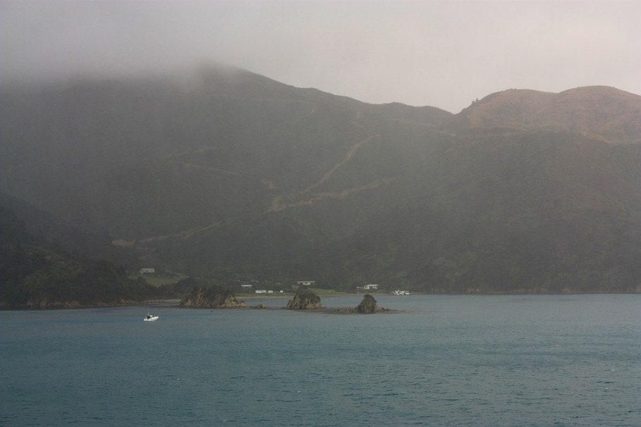 On board "Kaitaki" Interislander ferry from Wellington to Picton, New Zealand