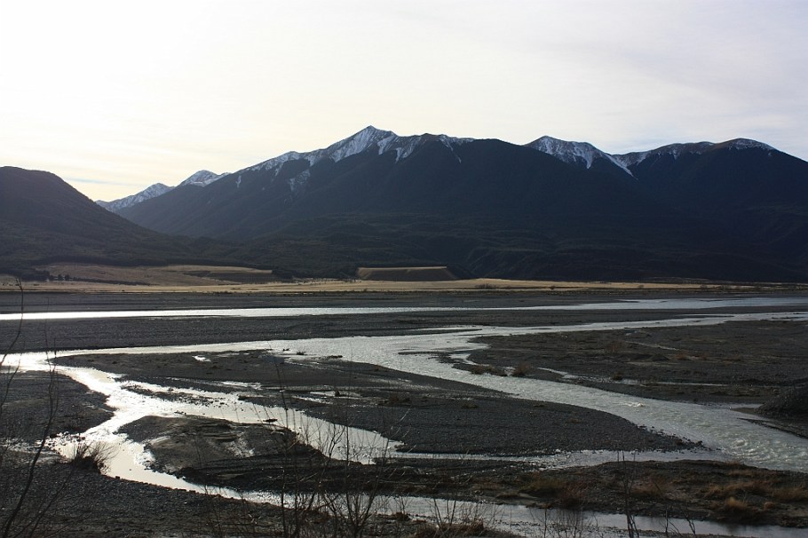 Waimakariri River, from TranzAlpine train from Christchurch to Greymouth