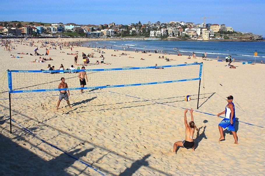 Volleyball at Bondi Beach, Sydney, Australia