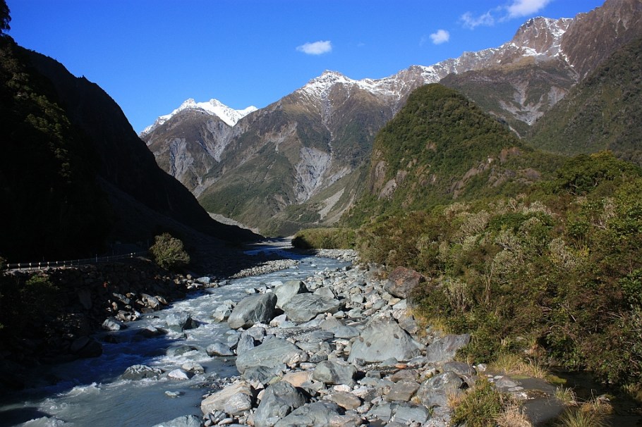 Fox Glacier, Westland National Park, West Coast, South Island, New Zealand