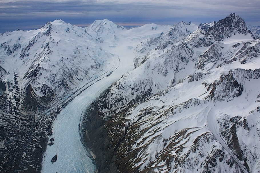 Air Safaris, Southern Alps, Westland National Park, Aoraki Mount Cook National Park, South Island, New Zealand