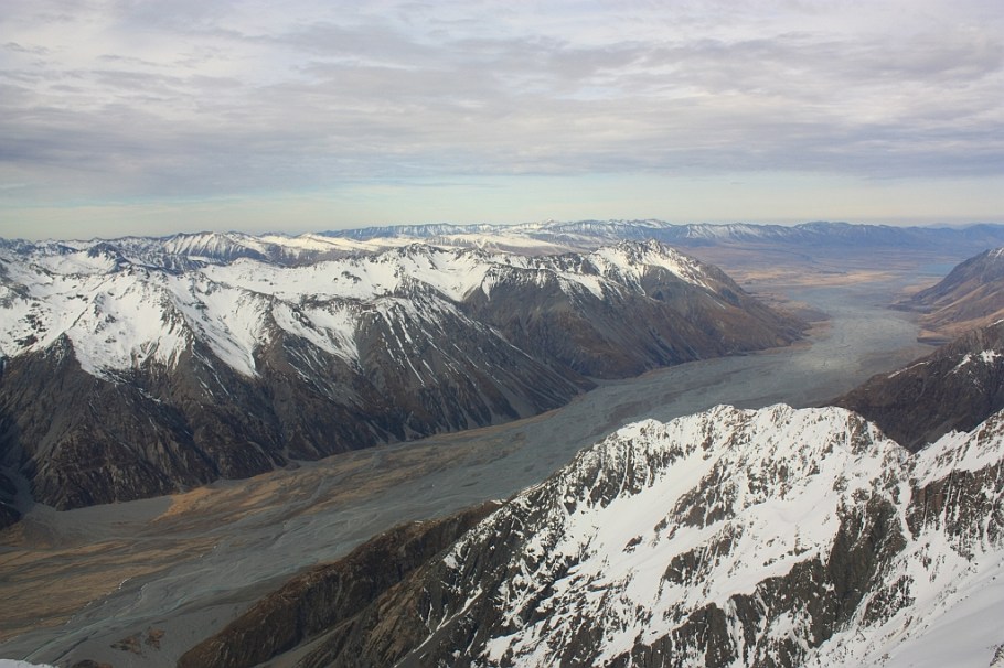 Air Safaris, Southern Alps, Westland National Park, Aoraki Mount Cook National Park, South Island, New Zealand
