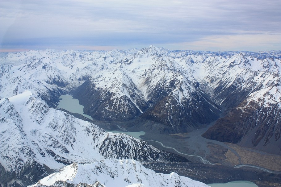 Air Safaris, Southern Alps, Westland National Park, Aoraki Mount Cook National Park, South Island, New Zealand