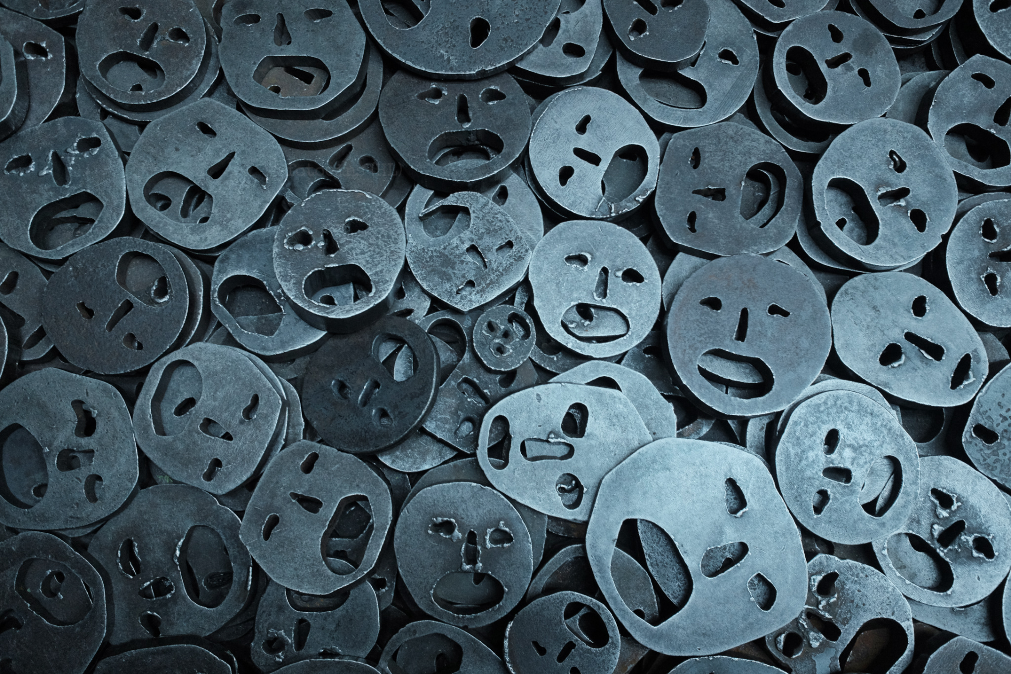 Schalechet, Shalekhet, Fallen Leaves, Menashe Kadishman, Memory Void, Daniel Libeskind, Jewish Museum Berlin, Berlin, Hauptstadt, Germany, Deutschland, fotoeins.com