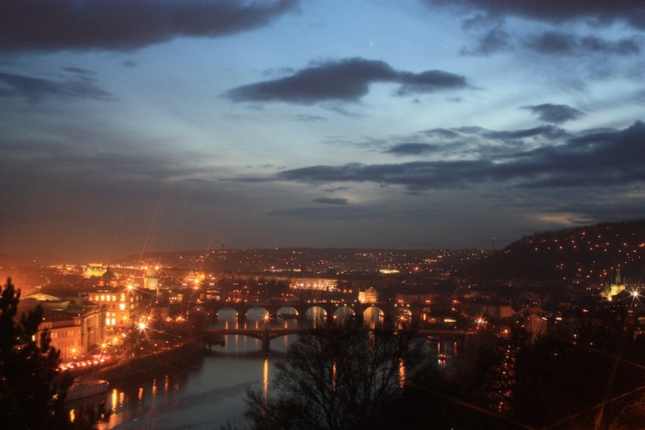 Letenské sady, City view south from Letna park, Prague, Praha, Czech Republic, fotoeins.com