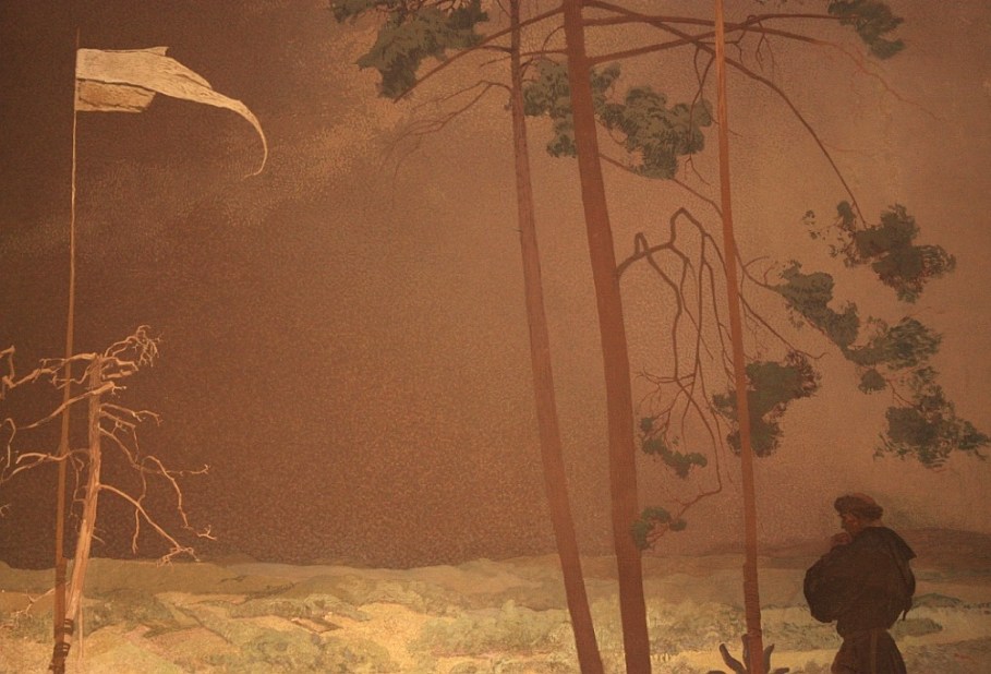 The Slav Epic, Alfons Mucha, Narodni galerie, National Gallery, Veletrzni Palac, Prague, Praha, Czech Republic, fotoeins.com