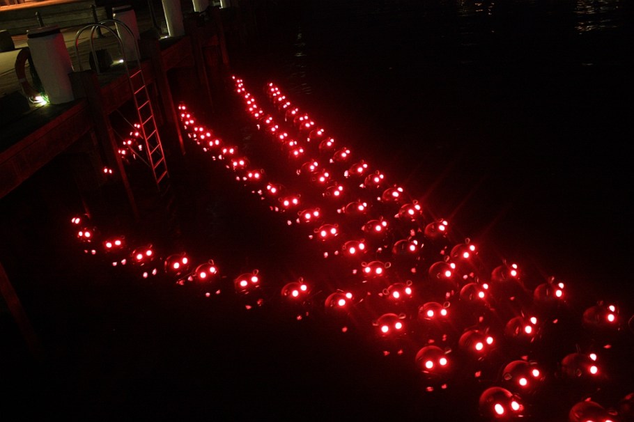 RATS, installation 58, Hassell Group, VIVID Sydney 2013, Walsh Bay, Sydney, Australia