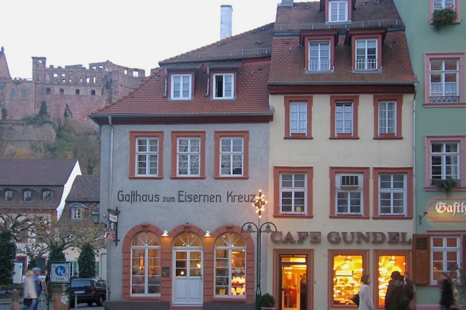 Cafe Gundel, Hauptstrasse (Karlsplatz), Heidelberg, Germany