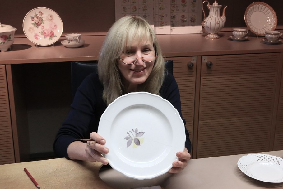 Haus Meissen, Meissener Porzellan, Staatliche Porzellan-Manufaktur Meissen, Meissen, Sachsen, Saxony, Germany, fotoeins.com