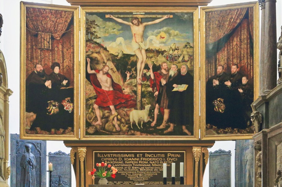 Cranach Altar, Church of St. Peter and St. Paul, Herderkirche, Stadtkirche, Herderplatz, Weimar, Thüringen, Thuringia, Germany, fotoeins.com