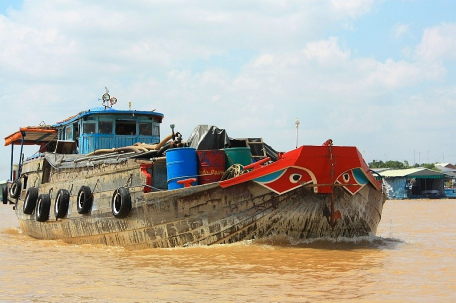 Mekong River Delta, song Tien, Tien Giang, tp. My Tho, Vietnam, fotoeins.com