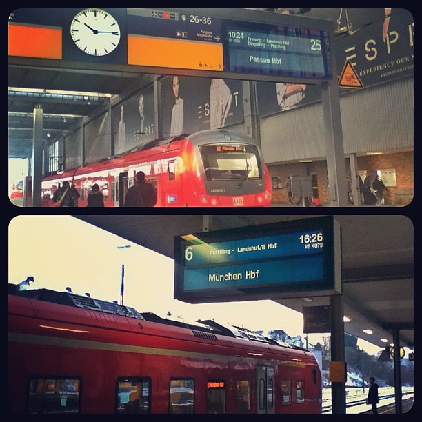 Deutsche Bahn, Regional Bahn, München Hbf, Passau Hbf, Munich, Passau, Germany, Instagram, fotoeins.com