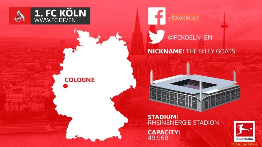 Bundesliga, 1. FC Köln, Rhein-Energie-Stadion, Köln, Cologne, North Rhine Westfalen, Nordrhein-Westfalen, Germany, Deutschland
