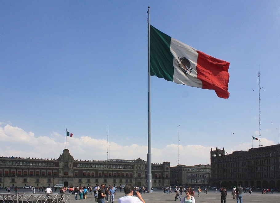 Zócalo, Plaza de la Constitución, Ciudad de México, Mexico City, Distrito Federal, Mexico, myRTW, fotoeins.com