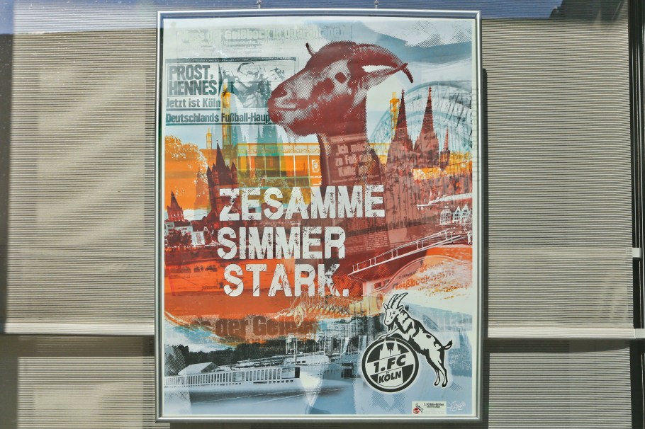 Zesamme Simmer Stark, FC Kölle, 1. FC Köln, Effzeh, Hilton Cologne, Köln, Cologne, North Rhine Westphalia, Nordrhein-Westfalen, Germany, Deutschland, fotoeins.com