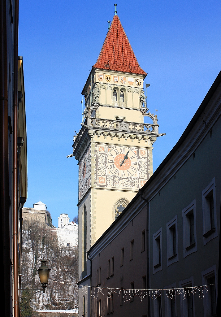 Rathaus, Passau, Bayern, Bavaria, Germany, fotoeins.com