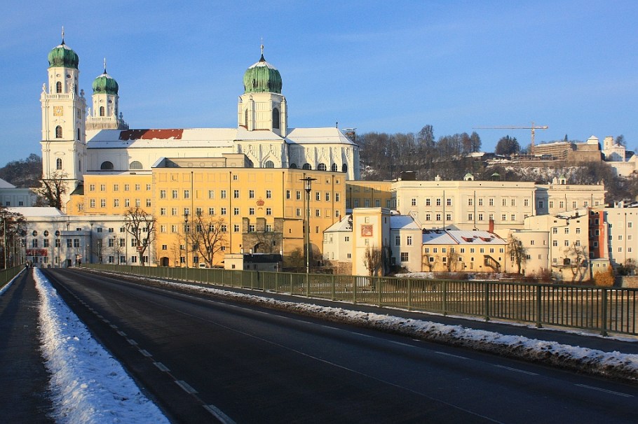 Dom St. Stephan, Altstadt, Marienbrücke, Passau, Bayern, Bavaria, Germany, fotoeins.com