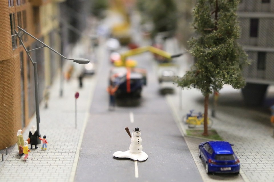 Easter (Xmas) eggs, Miniatur Wunderland, Speicherstadt, Hamburg, Germany, fotoeins.com