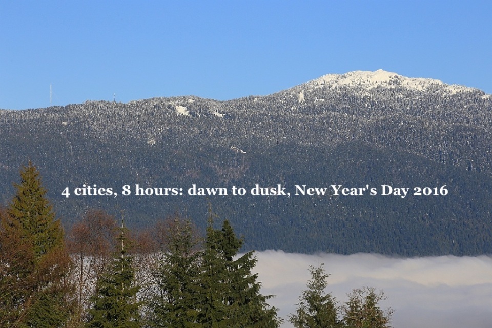 Mount Seymour, Burnaby Mountain, SFU, New Year's Day 2016, Vancouver, BC, Canada, fotoeins.com