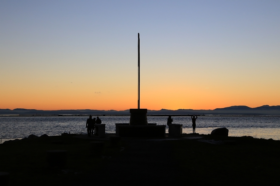 Fisherman's Memorial, Garry Point Park, Steveston, Richmond, New Year's Day 2016, Vancouver, BC, Canada, fotoeins.com