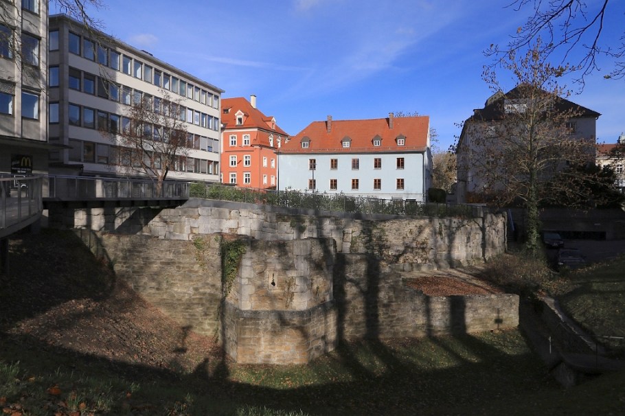 Southeast corner, Castra Regina, Roemerlager, Regensburg, Germany, UNESCO World Heritage Site, fotoeins.com