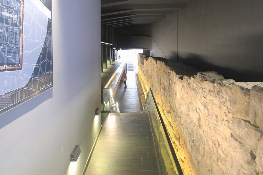 East wall, Castra Regina, Roemerlager, Regensburg, Germany, UNESCO World Heritage Site, fotoeins.com