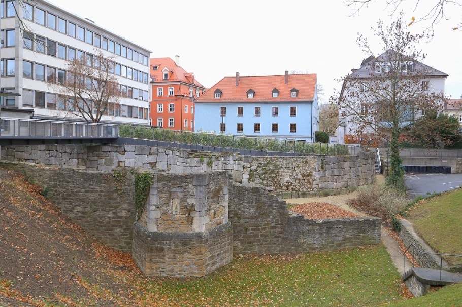 Southeast corner, Castra Regina, Roemerlager, Regensburg, Germany, UNESCO World Heritage Site, fotoeins.com