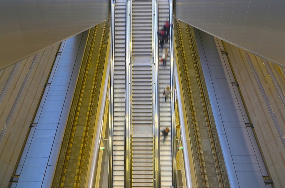 Hauptbahnhof, Leipzig City Tunnel, S-Bahn Mitteldeutschland, Leipzig, Germany, fotoeins.com