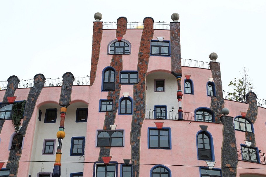 Gruene Zitadelle, Green Citadel, Friedensreich Hundertwasser, Magdeburg, Sachsen-Anhalt, Saxony-Anhalt, Germany, fotoeins.com