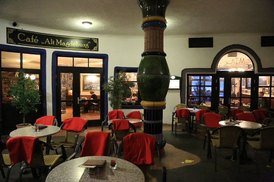 Gruene Zitadelle, Green Citadel, Friedensreich Hundertwasser, Magdeburg, Sachsen-Anhalt, Saxony-Anhalt, Germany, fotoeins.com