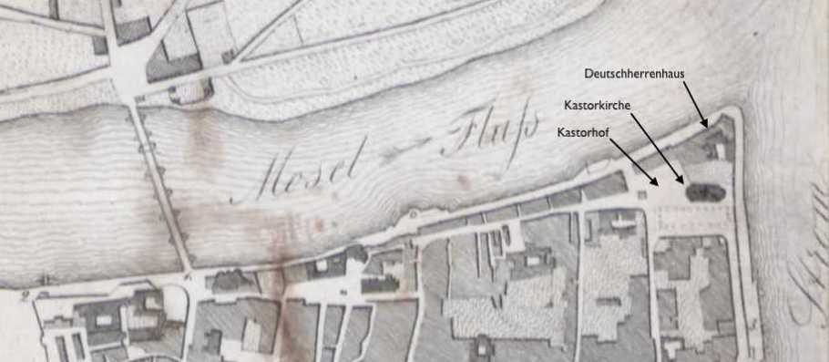 Coblenz und Umgebung in der Brusttasche. Geschildert von Bar. von Ehrenkreuz. Coblenz 1847.