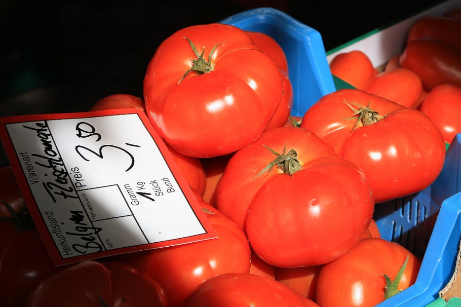 Wochenmarkt, Saturday farmers market, Neuenheimer Markt, Markplatz, Neuenheim, Heidelberg, Germany, fotoeins.com