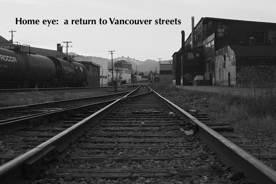 CN rail tracks, Canadian National, rail, freight, Glen Drive, Parker Street, Vancouver, BC, Canada, fotoeins.com