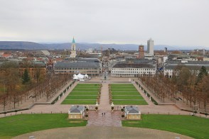 City view, Schlossturm, Schloss Karlsruhe, Karlsruhe, Baden-Wuerttemberg, Germany, fotoeins.com