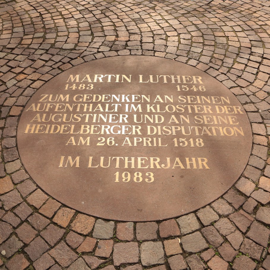 Martin Luther, Universitätsplatz, Heidelberg, Baden-Württemberg, Deutschland, Germany, fotoeins.com