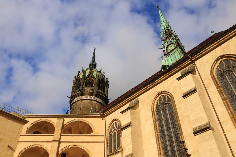 Schlosskirche, Castle Church, Wittenberg, Sachsen-Anhalt, Saxony-Anhalt, UNESCO World Heritage Site, Germany, fotoeins.com