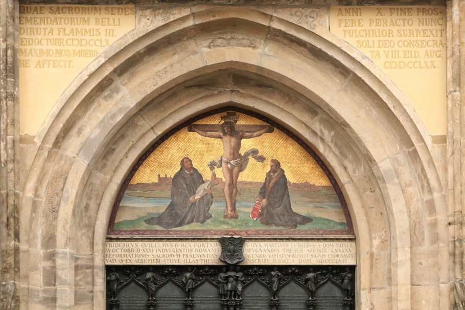 Schlosskirche, Castle Church, Wittenberg, Sachsen-Anhalt, Saxony-Anhalt, UNESCO World Heritage Site, Germany, fotoeins.com