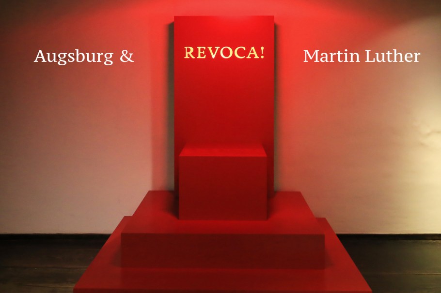 Martin Luther, Museum Lutherstiege, St.-Anna-Kirche, Augsburg, Bayern, Bavaria, Germany, fotoeins.com