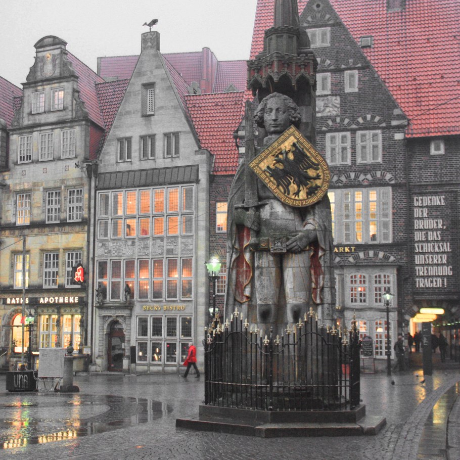 Bremer Roland, Roland statue, UNESCO, World Heritage, Weltkulturerbe, Welterbe, Am Markt, Bremen, Germany, fotoeins.com