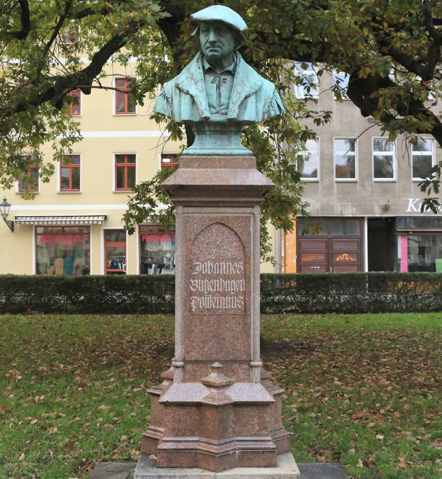 Johannes Bugenhagen, Doktor Pomeranus, Lutherstadt Wittenberg, Wittenberg, Saxony-Anhalt, Sachsen-Anhalt, Germany, fotoeins.com