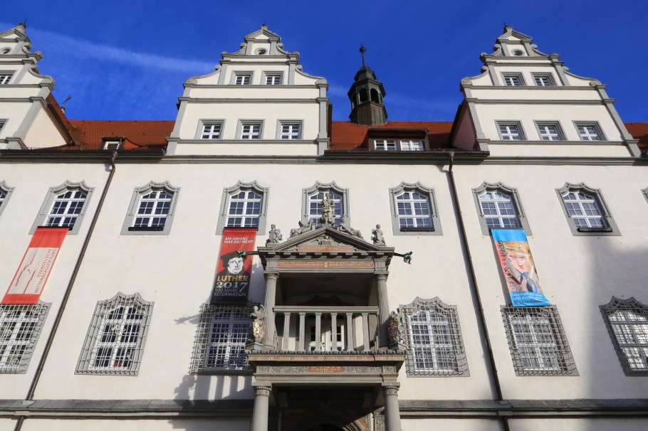 Wittenberger Rathaus, Lutherstadt Wittenberg, Wittenberg, Saxony-Anhalt, Sachsen-Anhalt, Germany, fotoeins.com